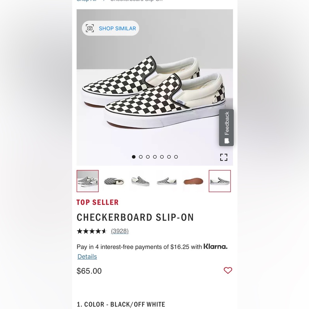 NEW W TAGS black and white checkerboard vans